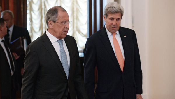 Foreign Minister Sergei Lavrov meets with US Secretary of State John Kerry Foreign Minister Sergei Lavrov meets with US Secretary of State John Kerry - Sputnik International