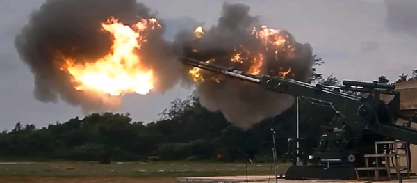India's armament system for the 155mmx52 caliber Advanced Towed Artillery Gun System (ATAGS) - the country's first fully domestically designed and developed gun system. India's armament system for the 155mmx52 caliber Advanced Towed Artillery Gun System (ATAGS) - the country's first fully domestically designed and developed gun system. - Sputnik International