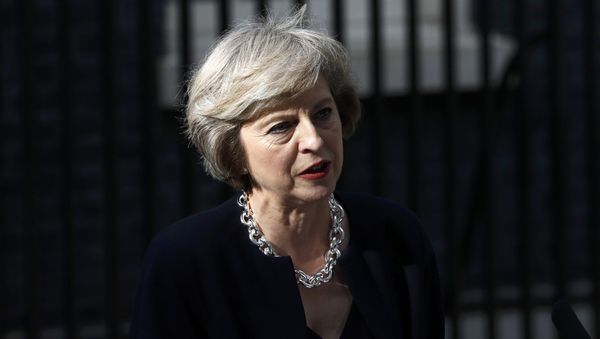 Britain's Prime Minister, Theresa May, speaks outside number 10 Downing Street, in central London Britain's Prime Minister, Theresa May, speaks outside number 10 Downing Street, in central London - Sputnik International