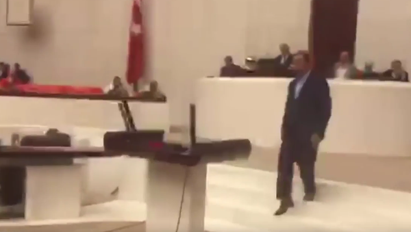Turkish Parliament During Bombing Turkish Parliament During Bombing - Sputnik International