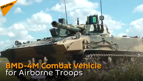 Russia’s BMD-4M Combat Vehicle in Action - Sputnik International