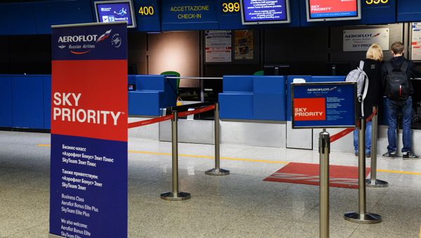 Aeroflot check-in Aeroflot check-in - Sputnik International