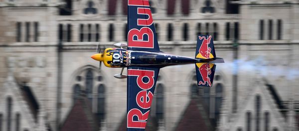 US Kirby Chambliss of the Team Chambliss with his Edge 540 V3 plane competes during the Red Bull Air Race World Championship over the river Danube in Budapest on July 17, 2016 US Kirby Chambliss of the Team Chambliss with his Edge 540 V3 plane competes during the Red Bull Air Race World Championship over the river Danube in Budapest on July 17, 2016 - Sputnik International
