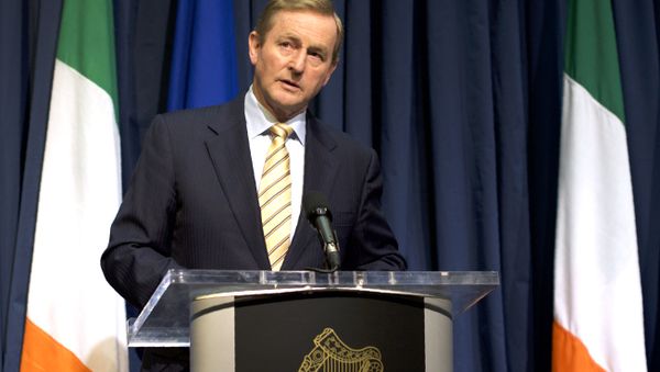 Ireland's Prime Minister Enda Kenny addresses journalists during a press conference in Dublin, Ireland, on June 24, 2016, following the result of the United Kingdom's EU referendum. Ireland's Prime Minister Enda Kenny addresses journalists during a press conference in Dublin, Ireland, on June 24, 2016, following the result of the United Kingdom's EU referendum. - Sputnik International
