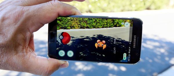 The augmented reality mobile game Pokemon Go by Nintendo is shown on a smartphone screen in this photo illustration taken in Palm Springs, California U.S. July 11, 2016 The augmented reality mobile game Pokemon Go by Nintendo is shown on a smartphone screen in this photo illustration taken in Palm Springs, California U.S. July 11, 2016 - Sputnik International