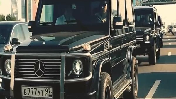 FSB Academy Graduates Stage a ‘Gelandewagen parade’. - Sputnik International
