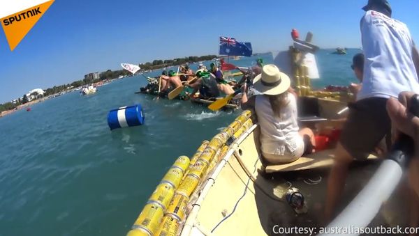 Darwin Lions Beer Can Regatta - Sputnik International