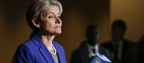 Irina Bokova speaks with reporters on the selection of the next UN Secretary-General at the UN headquarters in New York (File) - Sputnik International