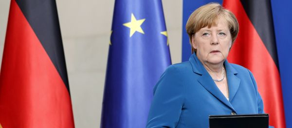 German Chancellor Angela Merkel arrives for a statement in Berlin, Germany, Saturday, July 23, 2016 on the Munich attack. - Sputnik International