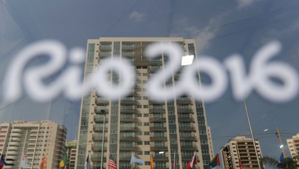 General view of athletes' accommodation can be seen during a guided tour for journalists to the 2016 Rio Olympics Village in Rio de Janeiro, Brazil, July 23, 2016. - Sputnik International