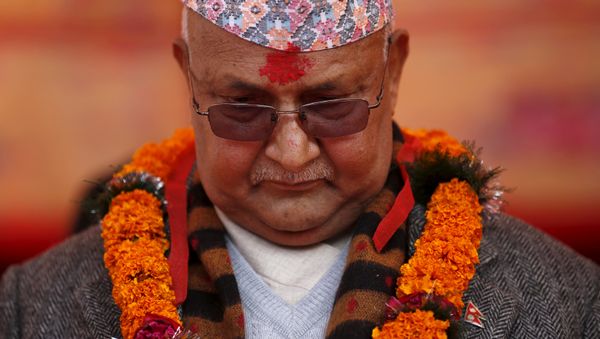 Nepal's Prime Minister Khadga Prasad Sharma Oli, also known as K.P. Oli. - Sputnik International