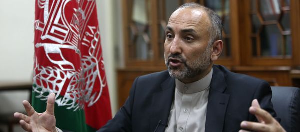 Afghan National Security Adviser Mohammad Hanif Atmar speaks during an interview with The Associated Press, in Kabul, Afghanistan. (File) Afghan National Security Adviser Mohammad Hanif Atmar speaks during an interview with The Associated Press, in Kabul, Afghanistan. (File) - Sputnik International
