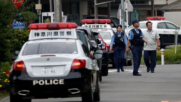Police officers investigate near a facility for the disabled, where a deadly attack by a knife-wielding man took place, in Sagamihara, Kanagawa prefecture, Japan, July 26, 2016. Police officers investigate near a facility for the disabled, where a deadly attack by a knife-wielding man took place, in Sagamihara, Kanagawa prefecture, Japan, July 26, 2016. - Sputnik International