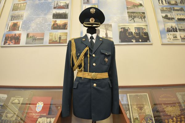 New dress uniform designed for soldiers of the Presidential Regiment. - Sputnik International