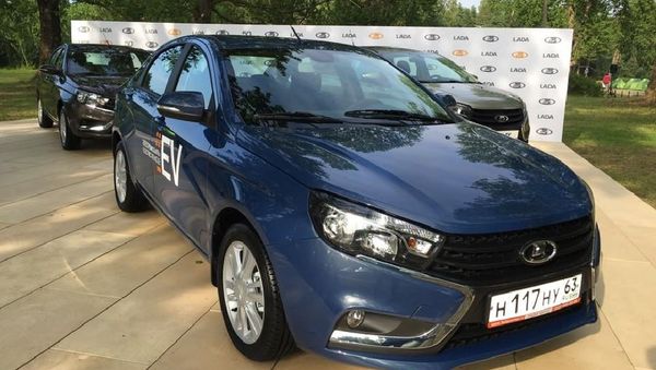 Prototype of the new ‎LADA Vesta EV‬ - Sputnik International