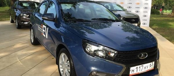 Prototype of the new ‎LADA Vesta EV‬ - Sputnik International