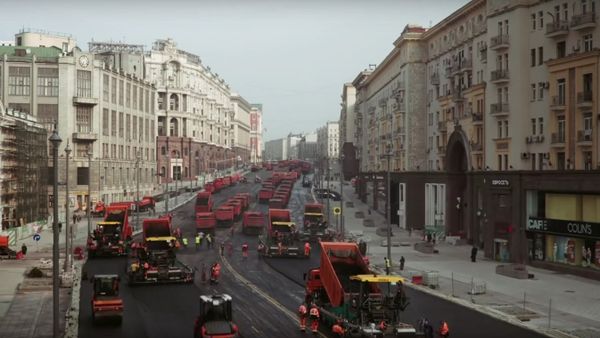 Reconstruction of Russian Main Road - Sputnik International