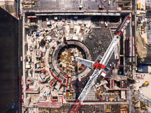 The progression of the Tokamak Building, captured by drone in July 2016 - Sputnik International