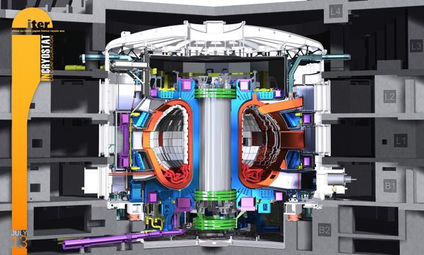 The Configuration Management Model of the ITER Tokamak, without its plasma, produced by the Design Integration Section in July 2013. The Configuration Management Model of the ITER Tokamak, without its plasma, produced by the Design Integration Section in July 2013. - Sputnik International