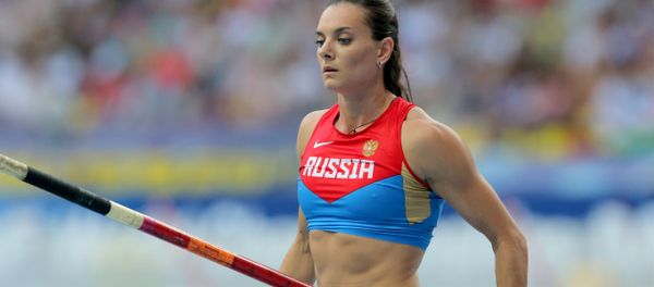 Two-time Olympic pole vault champion, Russia’s Yelena Isinbaeva - Sputnik International