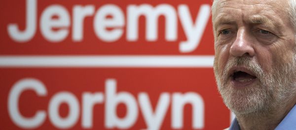 Jeremy Corbyn, leader of the opposition British Labour Party speaks at a press conference in London on July 21, 2016 to launch his leadership campaign after a challenge from Owen Smith. Jeremy Corbyn, leader of the opposition British Labour Party speaks at a press conference in London on July 21, 2016 to launch his leadership campaign after a challenge from Owen Smith. - Sputnik International