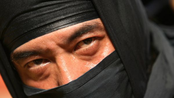 A Japanese Iga-ryu Ninja poses after a performance during a Japanese Cultural Festival in Hong Kong (File) - Sputnik International