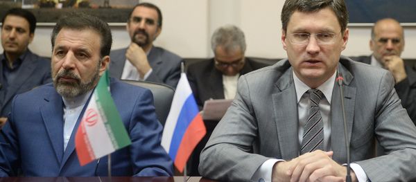 Russian Energy Minister Alexander Novak's meeting with Iranian IT Minister Mahmoud Vaezi - Sputnik International