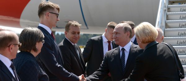 Russian President Vladimir Putin visits Slovenia Russian President Vladimir Putin visits Slovenia - Sputnik International