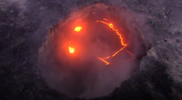 Say Cheese! Lava from Kilauea Volcano Will Make You Smile Say Cheese! Lava from Kilauea Volcano Will Make You Smile - Sputnik International