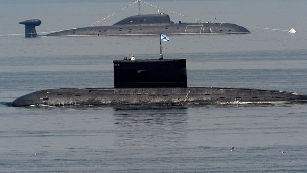 Russian Pacific Fleet submarines during Navy Day celebrations in Vladivostok - Sputnik International