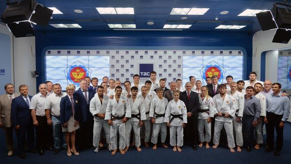 Presentation of the Russian Olympic Judo Team in Rio - Sputnik International