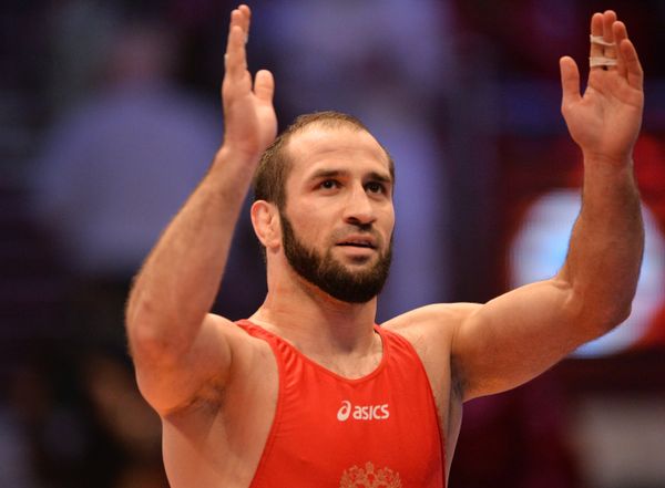 Islambek Albiyev, winner of the 66kg event final at the Greco-Roman wrestling Russian championships in Grozny Islambek Albiyev, winner of the 66kg event final at the Greco-Roman wrestling Russian championships in Grozny - Sputnik International