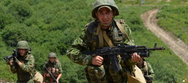 Servicemen of the mountain motorized infantry brigade. File photo Servicemen of the mountain motorized infantry brigade. File photo - Sputnik International
