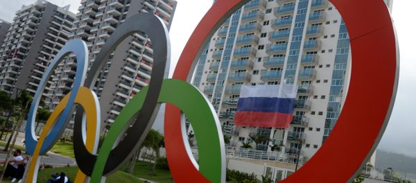 A Russian flag at the Olympic village in Rio de Janeiro A Russian flag at the Olympic village in Rio de Janeiro - Sputnik International