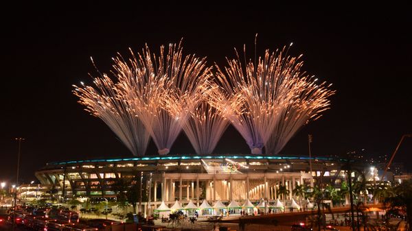 The opening ceremony of the XXIX Summer Olympic Games in Rio de Janeiro. The opening ceremony of the XXIX Summer Olympic Games in Rio de Janeiro. - Sputnik International