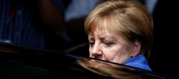 German Chancellor Angela Merkel leaves a news conference in Berlin, Germany (File) - Sputnik International