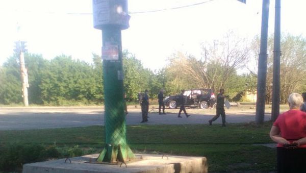 Explosion in Luhansk - Sputnik International