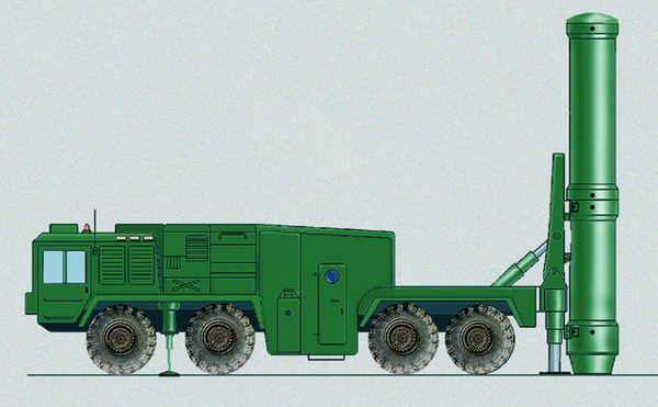Rendering of a component of the Grom SRBM system Rendering of a component of the Grom SRBM system - Sputnik International