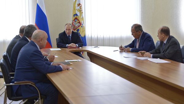President Vladimir Putin holds Security Council meeting President Vladimir Putin holds Security Council meeting - Sputnik International