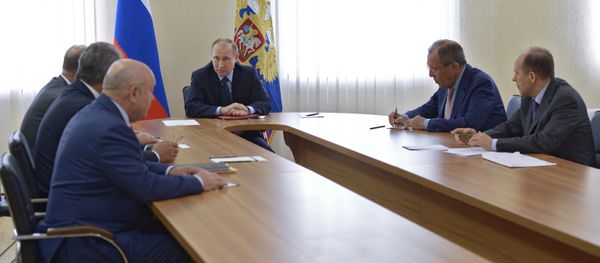 President Vladimir Putin holds Security Council meeting President Vladimir Putin holds Security Council meeting - Sputnik International