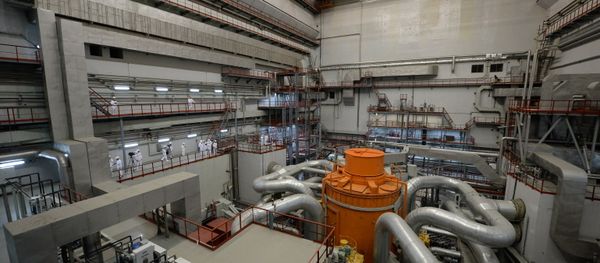 The central hall of the fourth generating unit with a BN-800 nuclear reactor at the Beloyarskaya Nuclear Power Plant in Zarechny, Sverdlovsk Region - Sputnik International