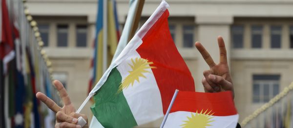 Flags of Kurdistan. (File) - Sputnik International