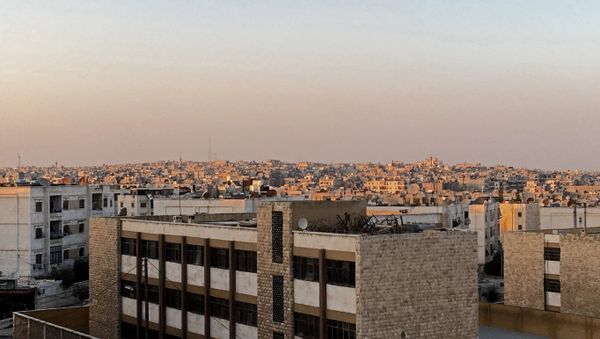 Syria. A building in Salahuddin district in southern Aleppo Syria. A building in Salahuddin district in southern Aleppo - Sputnik International