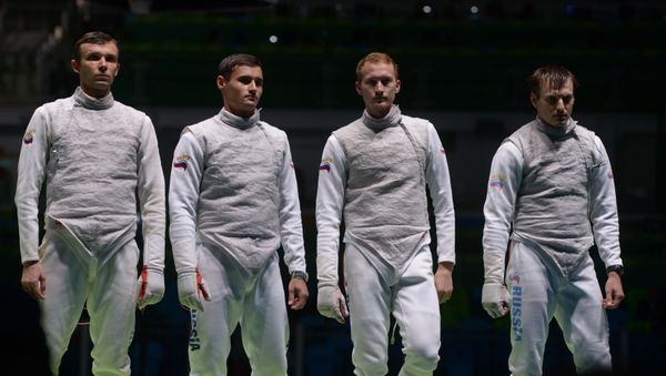 Russia’s Dmitriy Zherebchenko, Timur Safin, Artur Akhmatkhuzin and Aleksey Cheremisinov - Sputnik International
