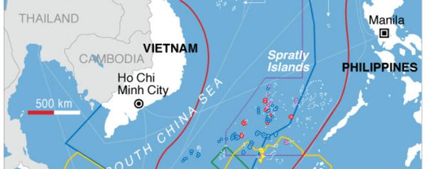 Map showing countries' claims in the South China Sea. - Sputnik International