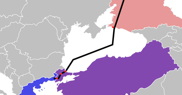One possible route of the Turkish Stream pipeline project. Another envisions a shorter pipeline, travelling to northern Turkey, where it could connect to other pipelines inside the country. One possible route of the Turkish Stream pipeline project. Another envisions a shorter pipeline, travelling to northern Turkey, where it could connect to other pipelines inside the country. - Sputnik International