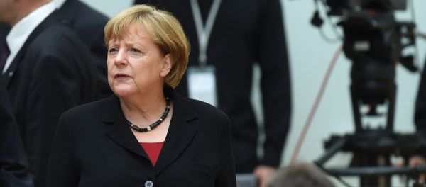 German Chancellor Angela Merkel waits ahead a commemoration ceremony at the Bavarian parliament in Munich, southern Germany, on July 31, 2016 for the victims of a shooting rampage in Munich on July 22 German Chancellor Angela Merkel waits ahead a commemoration ceremony at the Bavarian parliament in Munich, southern Germany, on July 31, 2016 for the victims of a shooting rampage in Munich on July 22 - Sputnik International