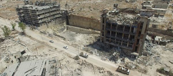 Supply road in north Aleppo. Bani Zeid district Supply road in north Aleppo. Bani Zeid district - Sputnik International