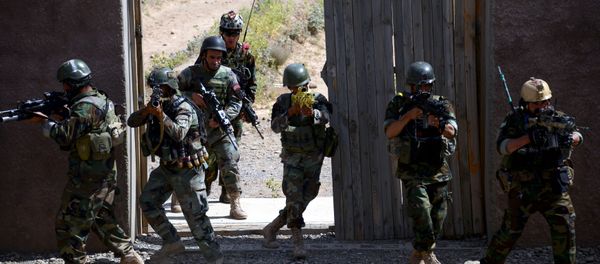 Afghan National Army soldiers. File photo Afghan National Army soldiers. File photo - Sputnik International