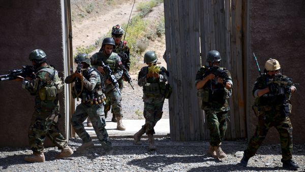 Afghan National Army soldiers. File photo Afghan National Army soldiers. File photo - Sputnik International